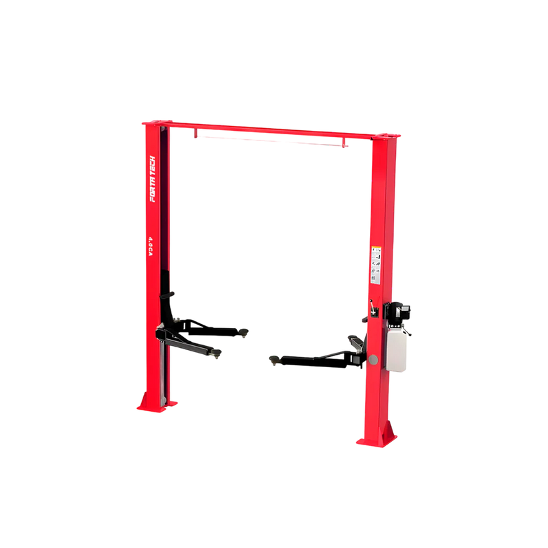 Elevador Automotivo Hidráulico EP402 Pórtico com 1 Destravamento – Vermelho