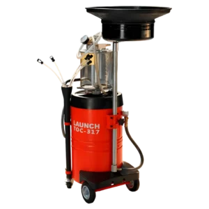Máquina de Troca de Óleo a Vácuo LAUNCH TOC-317. Equipamento rápido, limpo e seguro para veículos leves e pesados, sem uso de elevador.